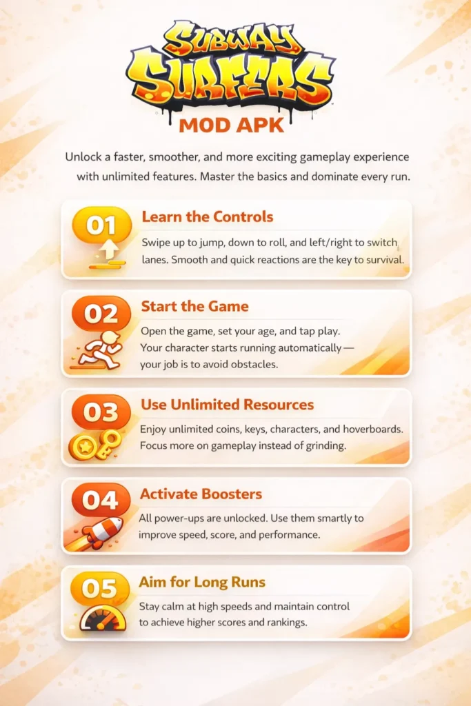 Step-by-Step Guide to Play Subway Surfers MOD APK